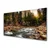 tulup.si Steklena slika Forest lake nature vode 140x70 cm 2 obešalnika