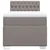 Vidaxl Box spring postelja z vzmetnico taupe 80x200 cm blago
