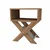 Hanah Home pomoćni sto X Legs, 43 cm, atlantski bor