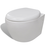 VIDAXL viseča wc školjka (z mehanizmom počasnega zapiranja), bela