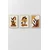 Wallity Slika 3Dartsoho128, 3 dela, 33 x 48 cm