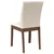 vidaXL Jedilni stoli z blazinami 2 kosa Brown Solid Wood Rubber