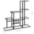 Stalak za cvijeće 94,5 x 25 x 88 cm crni metalni