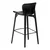 Črn barski stol (višina sedeža 68 cm) Paragon – DAN-FORM Denmark