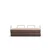 Atelier del Sofa Dvosed Via Con, 200x100x80 cm, Smeđa boja
