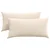 Jastučići za sofu 2 pcs Bež 80 x 40 cm tkanina