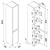 MID.YOU VISOKA omara 30/165/33 cm