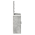 Toaletni stol Svijetlo siva 102 x 33 x 135 cm Konstruirano drvo