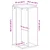 Stalak za biljke Sonoma hrast 25 x 25,5 x 60,5 cm