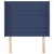 Vidaxl Vzglavje z ušesi modro 103x16x118/128 cm blago