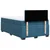 Vidaxl Box spring postelja z vzmetnico modra 120x200 cm žamet