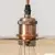 Luster na sajli SEVENTIES E27/60W/230V dimljeno/smeđe
