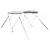 Tenda bimini s 3 luka i mrežastim zidovima 183x(154-167)x137 cm