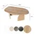 Hanah Home Klub sto Rock, 105x35x65 cm, Bež