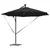 Suncobran 294 x 294 x 248 cm Poliester i aluminij Crna