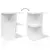 Vidaxl vidaXL Nočne omarice, komplet 2, bele, 46,5 x 29 x 61 cm