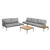 Acamp Lounge Garnitura Acamp, Antracit