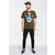 LOGOSHIRT Majica Peanuts - Snoopy Pilot  modra / oliva / rdeča / bela
