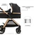 Kinderkraft Kolica za bebe 3u1 Esme, Crna