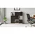 Hanah Home Komoda 119x121,8x37,6cm Hrast-Crna