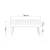 Hanah Home Klupa Vina 0701, 90x39x40 cm, Braon