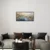 Canvas Slika na platnu Zlatni listovi, Sa ramom, 120 x 60 cm, Crni