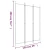 Vidaxl Paravan 3-delni rjav 150x200 cm blago