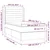 Vidaxl Box spring postelja z vzmetnico temno rjava 100x200 cm blago