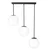 BRILAGI - Luster na sajli POLOS 3xE27/40W/230V crna
