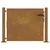Vrtna vrata 100x100 cm Corten čelik