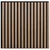 Zidne panele 8 pcs Smeđa 60,5 x 60 cm