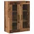 Highboard 2 pcs Staro drvo Inženjerska drva i staklo