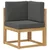 Set vanjskih sofa s jastukom 7 pcs Bijela i antracit Poliester