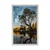 Plakat drevo pod zvezdnatim nebom - 30x45 black