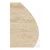 Rjava mizica 72x90 cm Mahelona – Light & Living