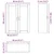 Vidaxl Stenski stekleni omarica LUCCA Artisan hrast 80 x 31 x 100 cm