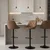 EH Barski stol Cydro Black Mokka Velvet