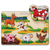Drvene puzzle Pin Puzzle Eichhorn 6 oblika za umetanje sa slikama životinja i vozila od 24 mjes