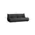 ATELIER DEL SOFA Sofa sa 3 sedišta Bocek Dark Grey