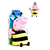 PEPPA PIG Peppa Čebela plišasta igrača 28cm