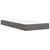 Vidaxl Box spring postelja z vzmetnico siva 90x190 cm umetno usnje
