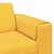 Sofa Svijetlo žuta 250 x 188 x 76 cm Kordura tekstil