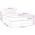Krevet box spring s madracem LED svjetlosivi 120x200 cm tkanina