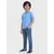 Calvin Klein Jeans Majica Inst Logo LV1CKSJA29 Modra Regular Fit