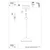 Sollux SL.1329 - Luster na sajli GINA 1xE27/15W/230V, O 38 cm, bela