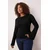 Trendyol Curve Ženska bluza Tbbaw26Af00017, Crna