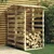 Pergole s krovom 2 kom 100 x 90 x 200 cm impregnirana borovina