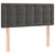 Vidaxl Box spring postelja z vzmetnico temno siva 100x200 cm žamet
