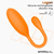 InToYou App Series Logan Vibrating Egg with App Orange