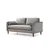 ATELIER DEL SOFA Sofa dvosed Rome Light Grey